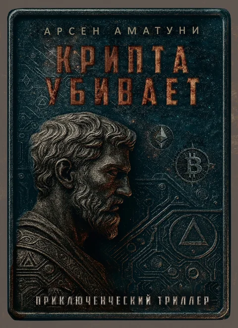 Обложка книги Арсена Аматуни «Крипта убивает»